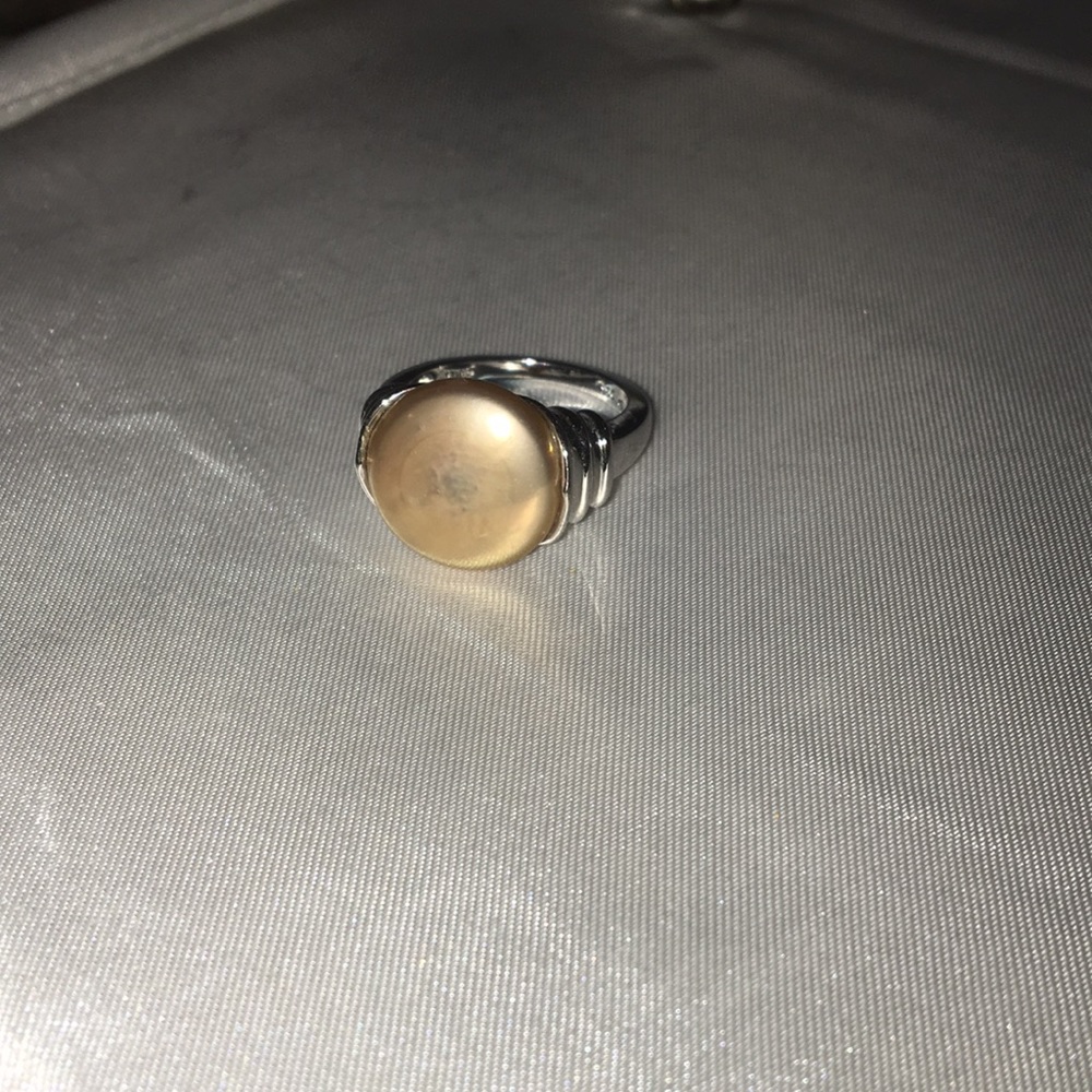 Honora Bronze Coin Pearl Ring